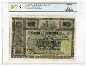 �X�R�b�g�����h 20 �|���h 1934 VF �k�X�R�b�g�����h��s PCGS �O���[�h 30