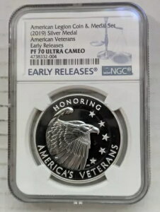 2019-P American Legion 99.9% Vo[ _ v[t NGC PR70 DCAM gbv |bv