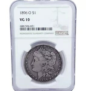 1896 O ���[�K�� �V���o�[ 1 �h�� �R�C�� - NGC VG 10