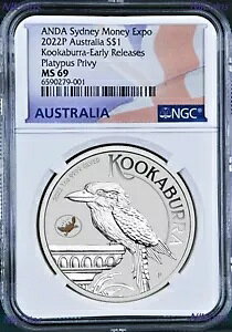 2022 NbJo 1 IX Vo[ $1 RC JmnV vCx[g Vhj[ GNX| NGC MS69 ANDA ER