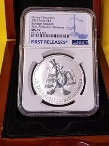 2022 �j�E�G �X�N���[�W �}�N�_�b�N MS69 NGC 75 ���N�L�O�� 1 �e�����[�X ~ �f�B�X�v���C�P�[�X