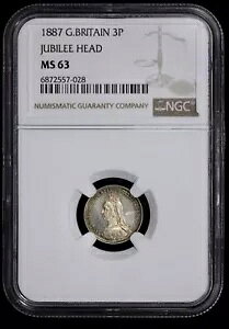1887N CMX 3yX NGC MS 63