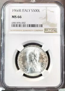 1966 C^A Vo[ 500  S500L lTX E[} NGC MS 66 󏭕΂̔
