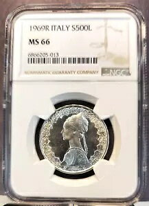 1969 C^A Vo[ 500  S500L RoXVbvX NGC MS 66  BU