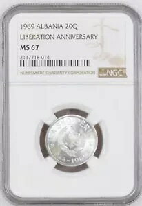 1969 �A���o�j�A 20 �L���_���J NGC MS 67 ��� 25 ���N *TOP POP*