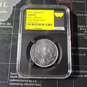 1991 DJIBOUTI 5F NGC X Whatnot �T���v�� �X���u ANA WFOM 2024