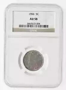 1906 ���o�e�B V �j�b�P�� NGC AU-58