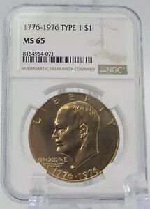 1976 P ^Cv 1 AC[n[ ACN Vo[ $1 h - Vo[ - NGC MS65 (BT377)