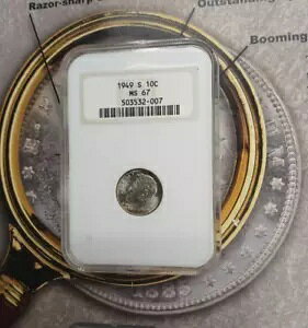 1949-S 10C MS67 503532-007 TP-3966