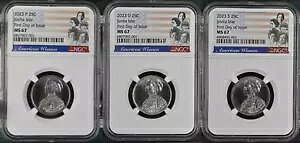 FDOI ���s���� * 2023 P D S Lot 3 �R�C�� �Z�b�g Jovita Idar Quarter NGC MS67