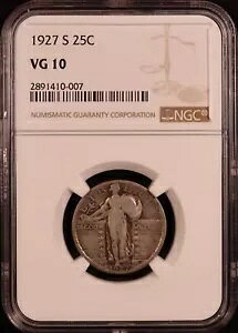 1927-S �X�^���f�B���O ���o�e�B �V���o�[ �N�H�[�^�[ - NGC VG10 - �f�G�Ȗ��͓I�ȃI���W�i��!