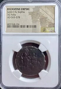 rU`鍑 NGC FÑRC 565-578 AD WXeB & \tBA {