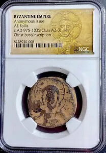 �{���� NGC �F��Ñ�r�U���`���鍑�R�C�� 975-1035 AD Christ Follis