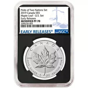 2019 �C���v���[�t $5 �V���o�[ �J�i�f�B�A�� ���[�v�� ���[�t NGC PF70 ER �u���[ ���x�� ���g��...