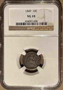 1849 NGC VG10 ���o�e�B �V�[�e�b�h �_�C�� 10c