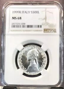 1999 C^A Vo[ 500  lbTX E[} RoX VbvX NGC MS 68 󏭕