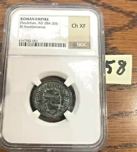 �f�B�I�N���e�B�A�k�X 284-305AD BI AURELLIANUS NGC CHOICE XF ���������B