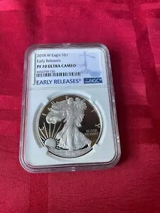 2018-W Eagle $1 ���������[�X PF70 Ultra Cameo NGC