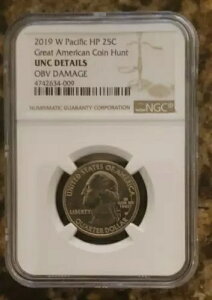 2019 W 25c pVtBbN HP O[g AJ RC ng NGC UNC ڍ OBV _[W G[