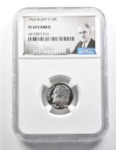 1964 ���[�Y�x���g �_�C�� �u�����g 9 PF69 �J���I NGC *9504