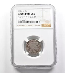 1927-D CfBA wbh obt@[ jbP ~g G[ J[u Nbv @ 1:00 VG8 NGC *0916