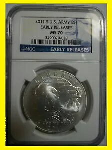 2011 ��ė��R�L�O�V���o�[ �_���[ �A�[���[ �����[�X NGC MS70 �u���[ ���x��