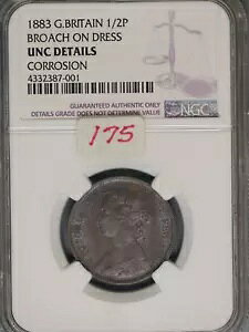 CMX 1883 1/2 yj[ K-754 NGC UNC ڍוHu[`