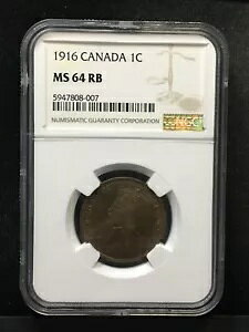 1916 NGC O[h JifBAA[W 1 ZgA**MS-64** ؖԍ 007
