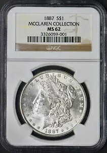 1887 [K Vo[ _[ - NGC MS62 }N[ RNV - ?COINGIANTS?