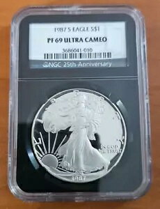 1987-S v[t Vo[ C[O NGC PF69 Eg JI ubN RA 킸ȃGbW g[jO