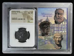 �Ñネ�[�}�� BI Nummus - �}�N�V�~�A�k�X�� 286 �` 310 AD - NGC Ch. VF OTQ2115/JHQ