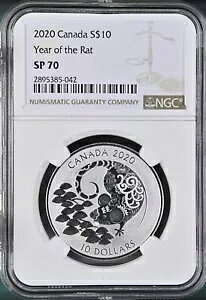(TOP POP 2/0) 2020 �J�i�_ �V���o�[ $10 ����̃l�Y�~�W�{ NGC SP 70
