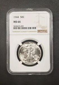 1944 P MS 64 EH[LO oeB n[t_[ 50c US uXg zCgAVo[ 90 %