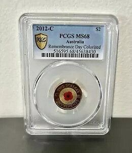 2012 ���b�h �|�s�[ C �~���g PCGS MS68 $2 �L�O�S�[���h �V�[���h �v���e�N�V����