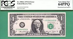 �V���A���s��v�G���[ - 1974 $1 FRN - PCGS CU 64 PPQ - �V���A���s��v�G���[