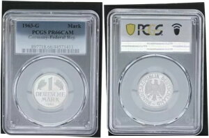 ���h�C�c 1DM�R�C�� 1963�NG �v���[�t PCGS�F�� PCGS PR66CAM 79015-