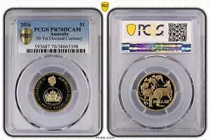 2016 $1 50 �N�Ԃ� 10 �i���؂�ւ��v���[�t �R�C�� PCGS PR70DCAM �g�b�v �|�b�v