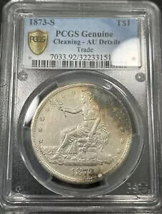 1873-S fՋh PCGS AU ڍ N[jO