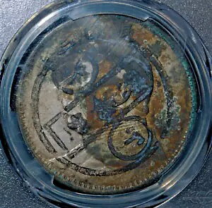 1914  Yr3 Yuan Shih Kai t@bg} Vo[ _[ RC PCGS XF ڍ nF
