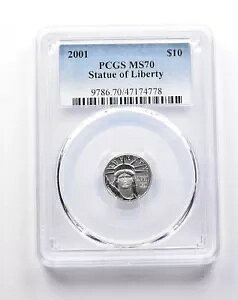 MS70 2001 $10 AJ v`i C[O 1/10 IX v`i PCGS *7989