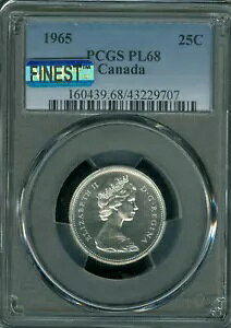 1965 Ji_ 25 Zg PCGS PL68 PQ MAC ōO[h X|bgX *