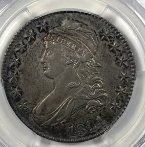 1824/1 �L���b�v�o�X�g 0.50 �h���B PCGS AU �̏ڍׁB�I���W�i���Ɍ����܂��B