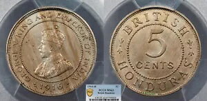 pzWX W[W 5  1916-H 5 Zg PCGS MS-63