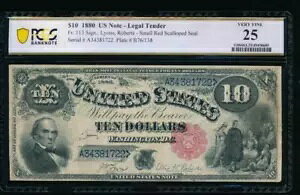 AC Fr 113 1880 $10 �@��ʉ� PCGS 25