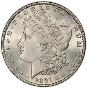 1891-P [K Vo[ _[ PCGS MS64 - tXeB foCX & uXg zCg T[tFX