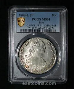 PCGS MS61 1808 LM-JP �y���[ �J���� IV 8 ���A���X�A���}�~���g�AKM97�B