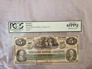 $5 1872 �T�E�X�J�����C�i�B �R����??�r�A SCCR5 PCGS 65 PPQ
