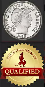 1915 NGC PR64 CMQ ���F! 450 ���� = 2 �ԖڂɒႢ PROOF 10C ?? KEY Barber Dime