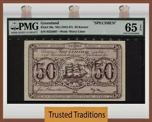 TT PK 20s ND (1953-67) O[h 50 N[i[W{ PMG 65 EPQ Ζ!