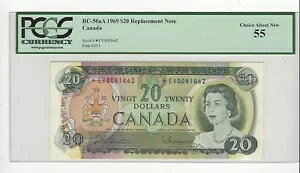 1969 BOC BC-50aAA$20 Bea/Ras SN# *EV 0081462 PCGS AU-55Am[g